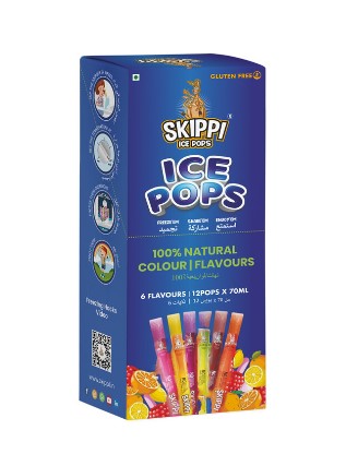 Skippi Ice Pops 70ml*12 (Dubai Delivery Only)