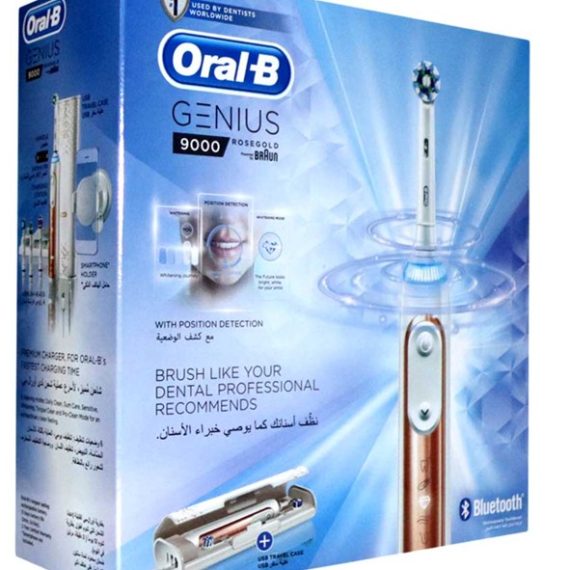 Braun Oral B Genius 9000 Rose Gold Tooth Brush