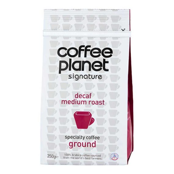 Coffee Planet Decaf Coffee Grounds 250gms