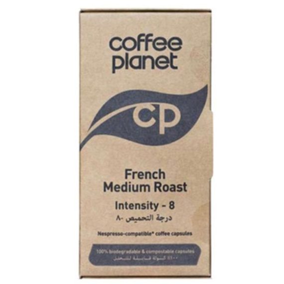 Coffee Planet French Medium Roast Pack Of 10