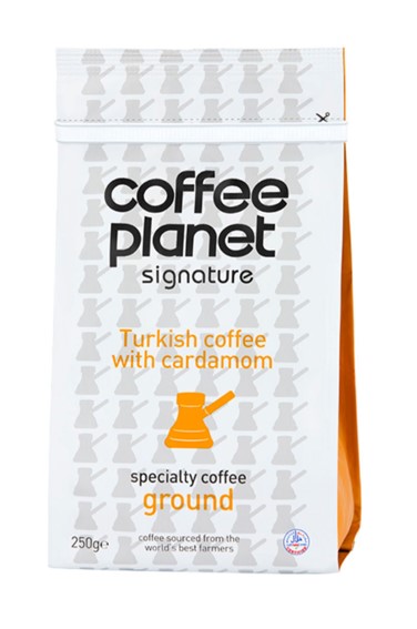 Coffee Planet Turkish Ground Coffee With Cardamom 250gms