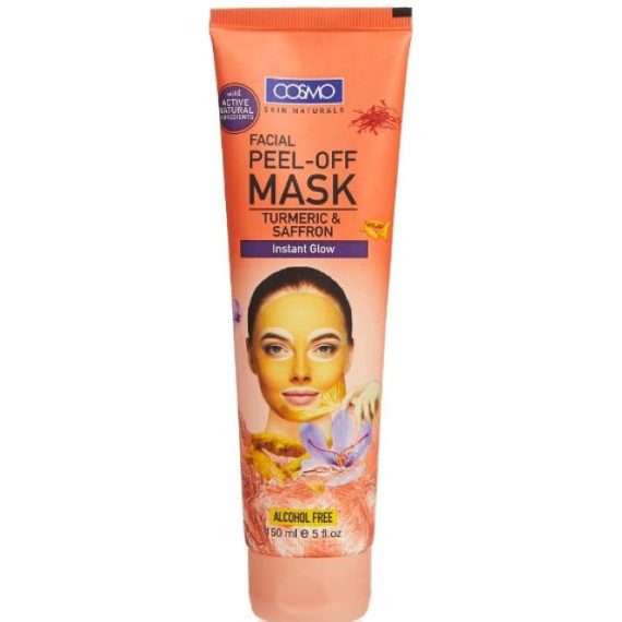 Cosmo Skin Naturals Facial Peel Off Mask Turmeric and Saffron