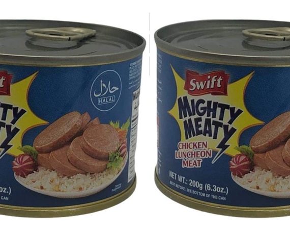 Swift Mighty Meaty Chicken Luncheon Meat 200gm (2 Pack)